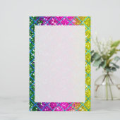 Glitzer Lila Snakeskin Briefpapier (Stehend Vorderseite)