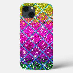 Glitzer Lila Snakeskin Case-Mate iPhone Hülle