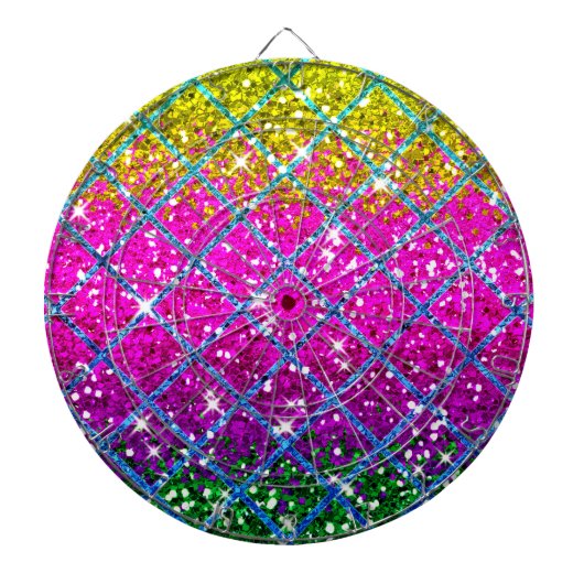 Glitzer Lila Snakeskin Dartscheibe (vorne)