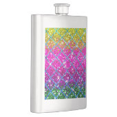 Glitzer Lila Snakeskin Flachmann (Rechts)