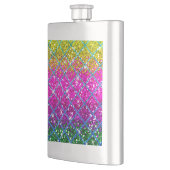 Glitzer Lila Snakeskin Flachmann (Links)