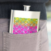 Glitzer Lila Snakeskin Flachmann (Beispiel)
