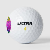 Glitzer Lila Snakeskin Golfball (Logo)