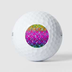 Glitzer Lila Snakeskin Golfball