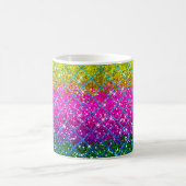 Glitzer Lila Snakeskin Kaffeetasse (Mittel)