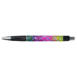 Glitzer Lila Snakeskin Kugelschreiber