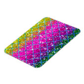 Glitzer Lila Snakeskin Magnet (Linke Seite)