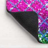 Glitzer Lila Snakeskin Mousepad (Ecke)