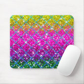 Glitzer Lila Snakeskin Mousepad (Mit Mouse)