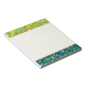 Glitzer Lila Snakeskin Notizblock (angewinkelt)