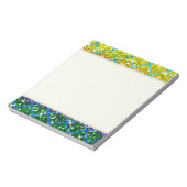 Glitzer Lila Snakeskin Notizblock (Rotiert)