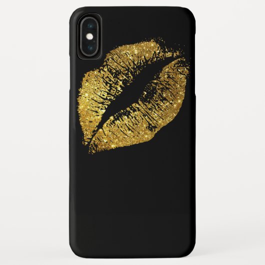 Glitzer Lippen Case-Mate iPhone Hülle (Rückseite)