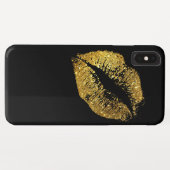 Glitzer Lippen Case-Mate iPhone Hülle (Rückseite (Horizontal))