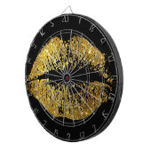 Glitzer Lippen Dartscheibe (Vorderseite rechts)