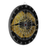 Glitzer Lippen Dartscheibe (Vorderseite Links)