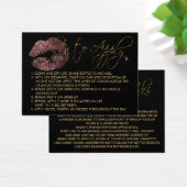 Glitzer-Lippen der dunklen Rose - Anbringen (Schreibtisch)