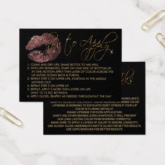 Glitzer-Lippen der dunklen Rose - Anbringen (Büro)