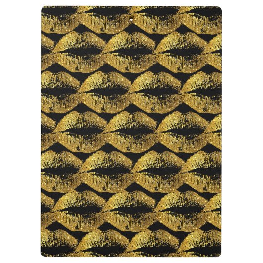 Glitzer Lippen Klemmbrett (Rückseite)