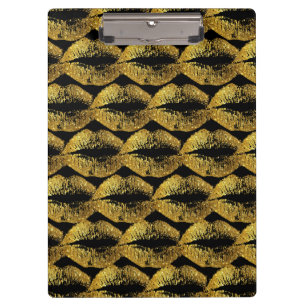 Glitzer Lippen Klemmbrett