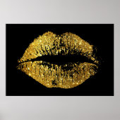 Glitzer Lippen Poster (Vorne)