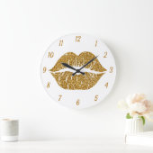 Glitzer Locarno Große Wanduhr (Zuhause)