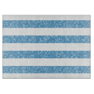 Glitzer Look Stripes Cutting Board Schneidebrett