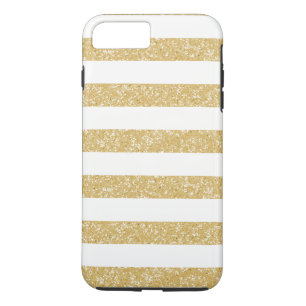 Glitzer Look Stripes iPhone 7 Plus Tough Case
