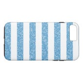 Glitzer Look Stripes iPhone 7 Plus Tough Case (Rückseite (Horizontal))