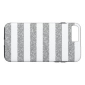 Glitzer Look Stripes iPhone 7 Plus Tough Case (Rückseite (Horizontal))