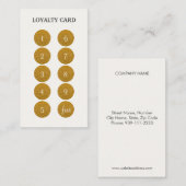 Glitzer-Loyalitäts-Durchschlags-Geschäfts-Karte Treuekarte (Vorne/Hinten)