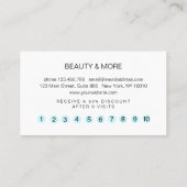 Glitzer Loyalty 10 Nails Lashes Visitenkarte (Rückseite)