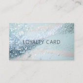 Glitzer Loyalty 10 Nails Lashes Visitenkarte (Vorderseite)