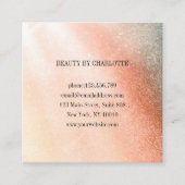 Glitzer Loyalty 10 Nails Lashes Visitenkarte (Vorderseite)