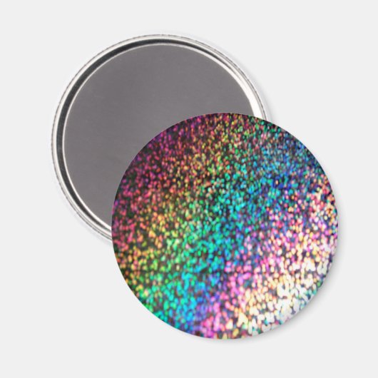 Glitzer Magnet (Vorderseite/Rückseite)