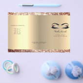 Glitzer Makeup Eyes Lash Rose DL 3 Packungsbeilage Flyer (Einzeln)