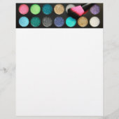 Glitzer Makeup Flyer (Vorne)