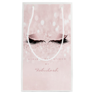Glitzer Makeup Lashes Bridal Girly Pink Princess Kleine Geschenktüte