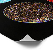 Glitzer Makeup Palette Poster (Ecke)