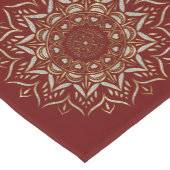 Glitzer mandala Imitate Textur Kurzer Tischläufer (Ecke)