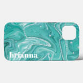 Glitzer Marble Case-Mate iPhone Case (Rückseite (Horizontal))