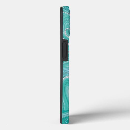 Glitzer Marble Case-Mate iPhone Case (Rückseite / Rechts)