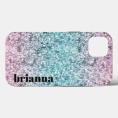 Glitzer Marble Case-Mate iPhone Case (Rückseite (Horizontal))