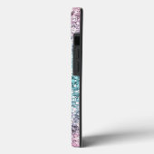 Glitzer Marble Case-Mate iPhone Case (Rückseite / Links)
