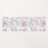 Glitzer Marble Rose Gold ID507 Yogamatte (Vorderseite (Horizontal))