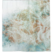 Glitzer Marmor Duschvorhang (Vorderseite)