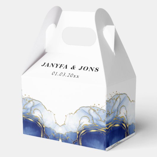 Glitzer-Marmor  Geschenkschachtel (Vorderseite)