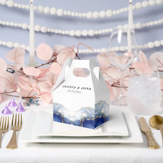 Glitzer-Marmor  Geschenkschachtel (Hochzeit)