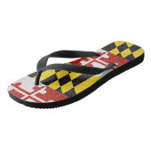 Glitzer-Maryland-Flag-Flops Badesandalen (Schrägansicht)