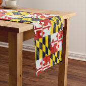 Glitzer-Maryland-Flaggentabellenläufer Kurzer Tischläufer (Beispiel)