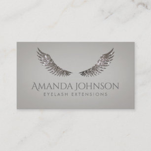 Glitzer Mascara Eyelash Erweiterungen Luxuriöse Ka Visitenkarte